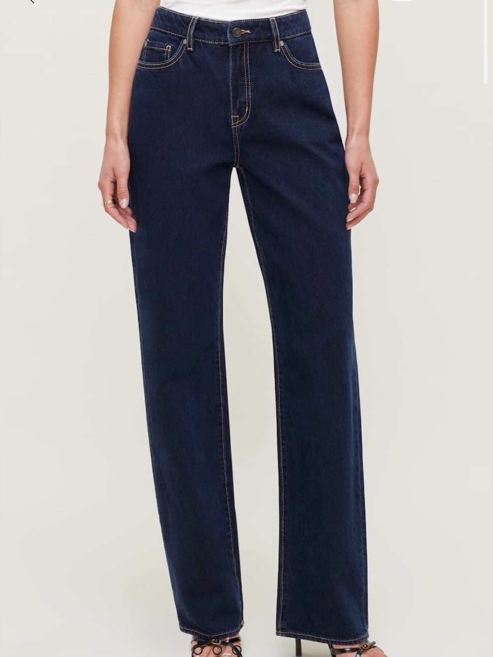 Mika Mid Rise Relaxed Straight Leg Jeans